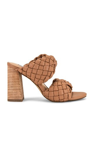 Steve Madden Twisted Heel in Tan from Revolve.com | Revolve Clothing (Global)