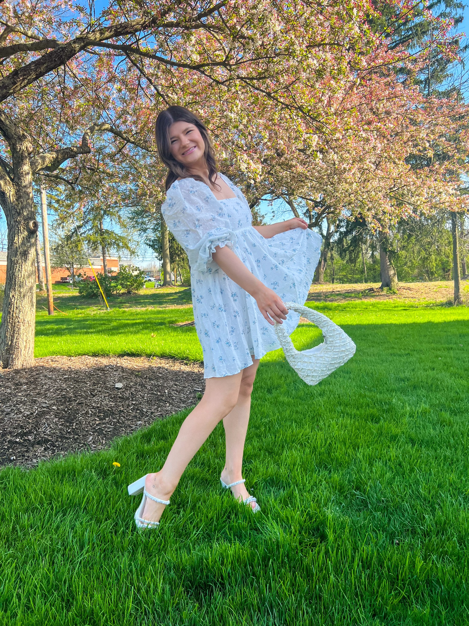 Spring outfit with lulus! Wearing normal size small & size 8 in dolce vita shoes! 

#LTKfindsunder100 #LTKstyletip #LTKSeasonal