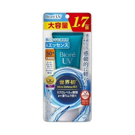 Biore UV Aqua Rich Watery 85 g (1.7 times the normal product) Sunscreen SPF 50 + / PA ++++【Large cap | Walmart (US)