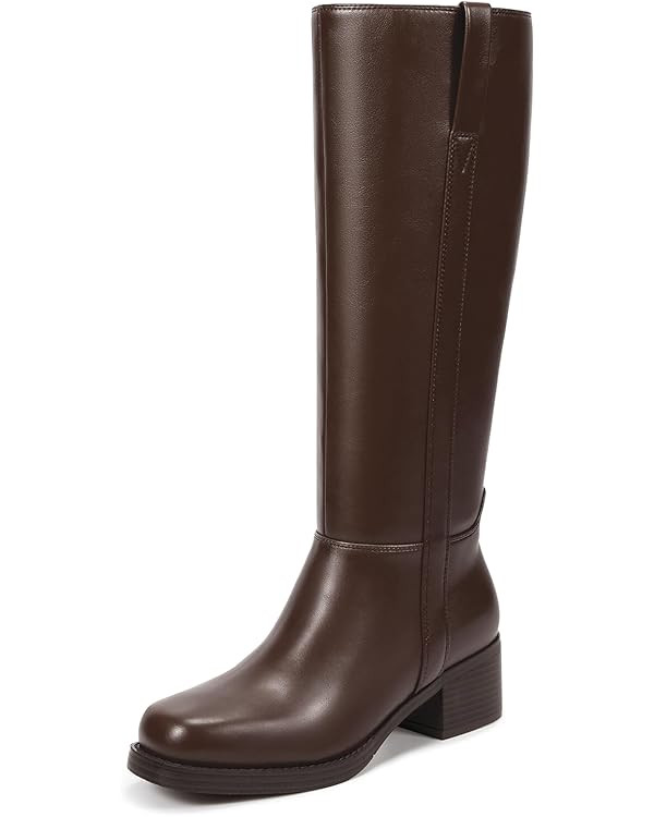 wetkiss Women’s Knee High Boots Platform Chunky Block Heel Riding Tall Boots Knee High Square T... | Amazon (US)