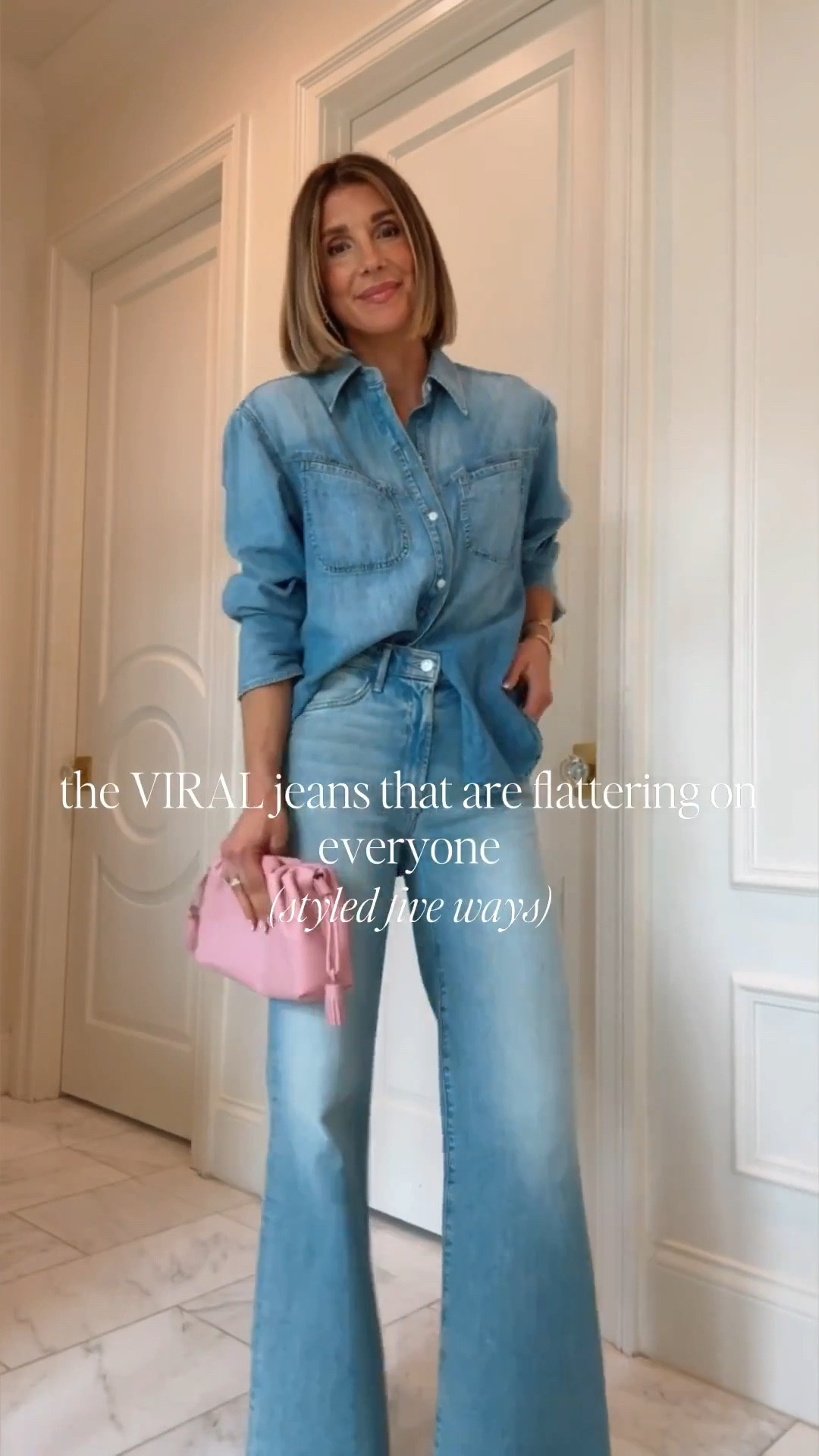 BEST SELLER for multiple weeks — now styled 5 ways for spring. They’re so flattering and fit true to size. 

I’m 5’7 and wearing size 25.

#LTKootd