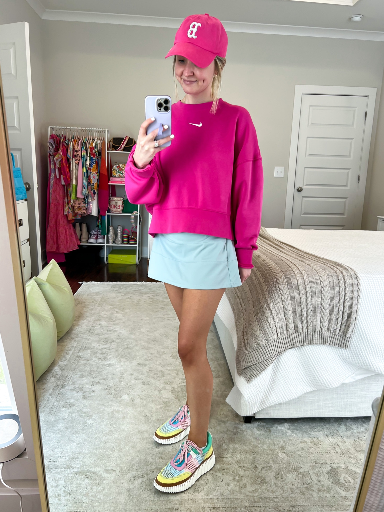 Casual spring outfit / pink pullover / casual style / spring sneakers / spring shoes 

#LTKFind #LTKstyletip #LTKSeasonal