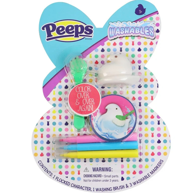 Peeps Brand Washables Chick, Mulitcolor Markers, by Tara Toy, Unisex | Walmart (US)