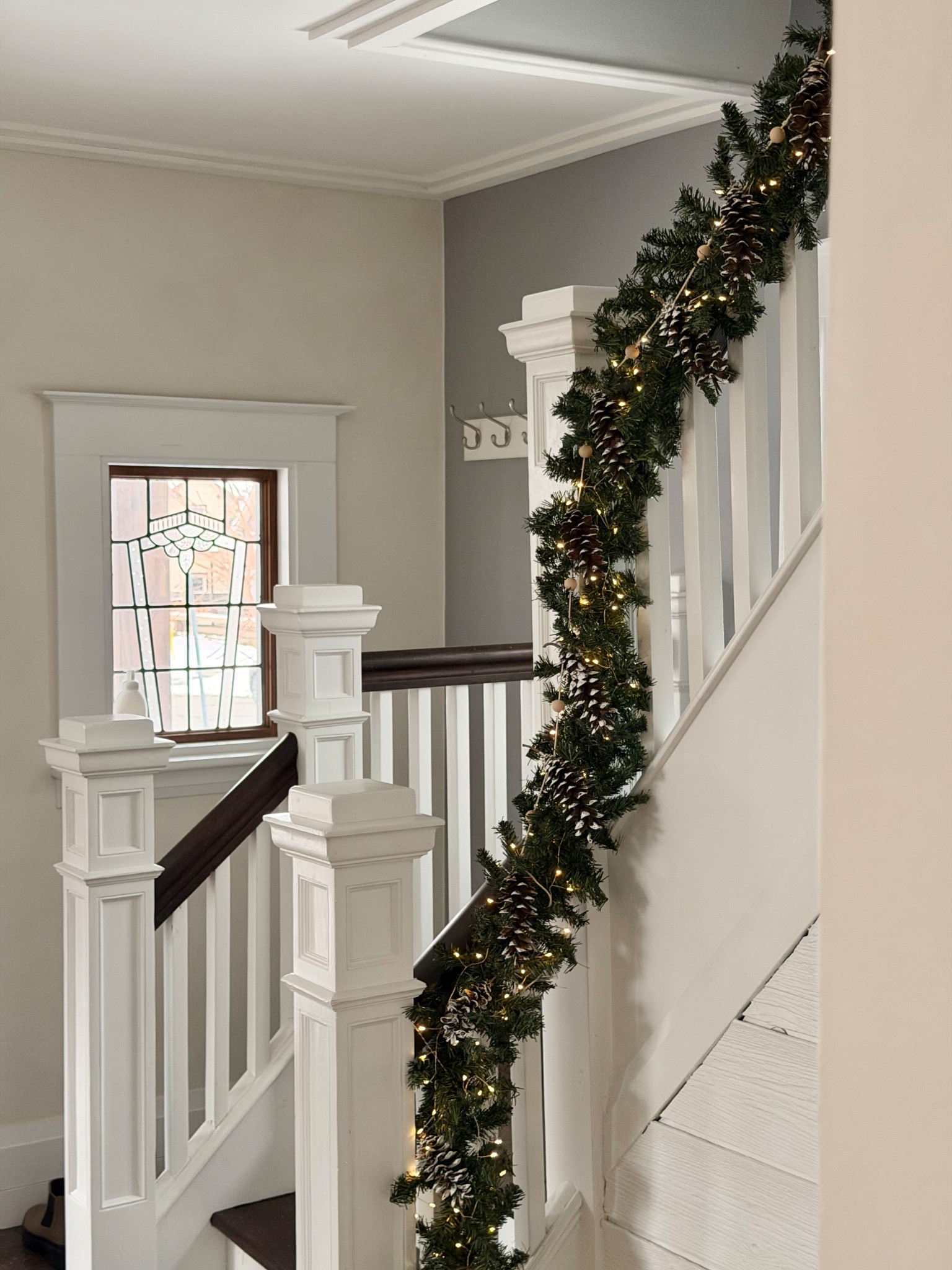 Winter staircase garland ❄️🌲

#LTKcanada #LTKwinter #LTKhome
