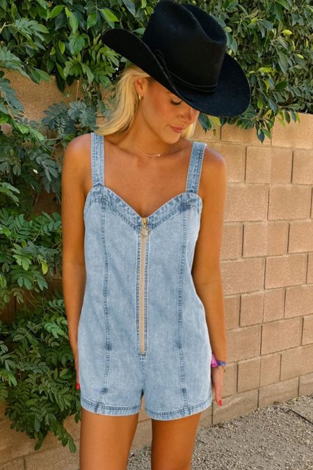 Denim Romper!!  🙌🏽

#LTKStyleTip #LTKItBag #LTKFestival