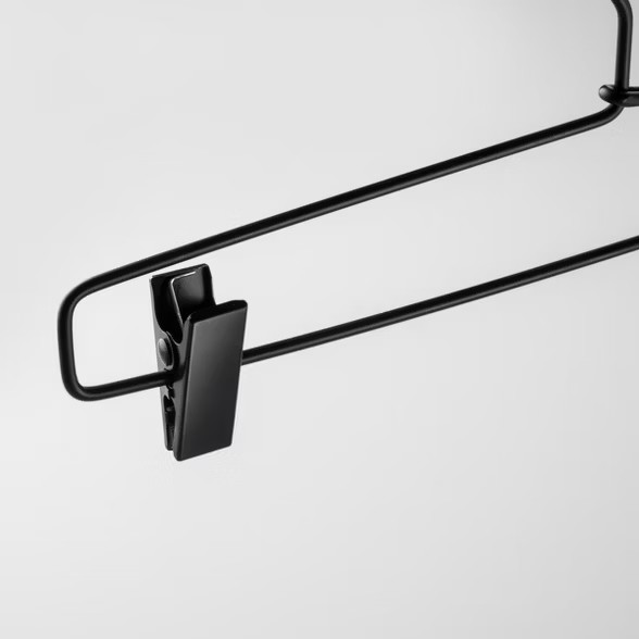 2pk Metal Pant Hanger Black - Made By Design™ | Target