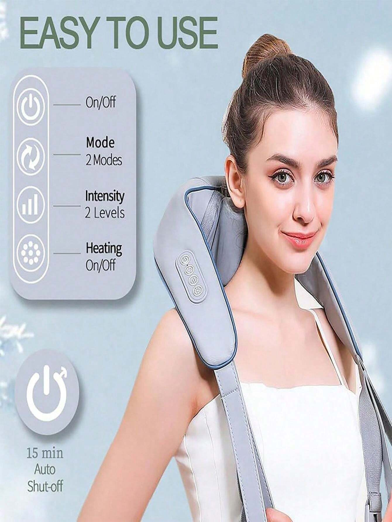 1Set Multifunctional Electric Neck Massager For Adults, Shoulder Neck Back Body Massage Tool, Rea... | SHEIN