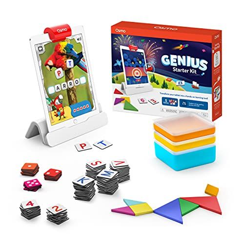 Osmo - Genius Starter Kit for iPad - 5 Educational Learning Games - Ages 6-10 - Summer Learning f... | Amazon (US)
