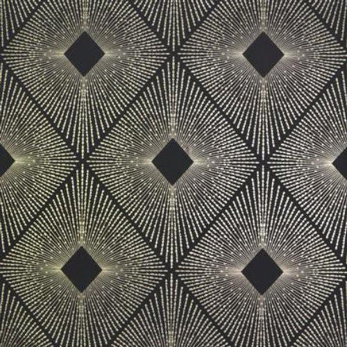 Antonina Vella Harlowe Black/Gold Wallpaper | DecoratorsBest | DecoratorsBest