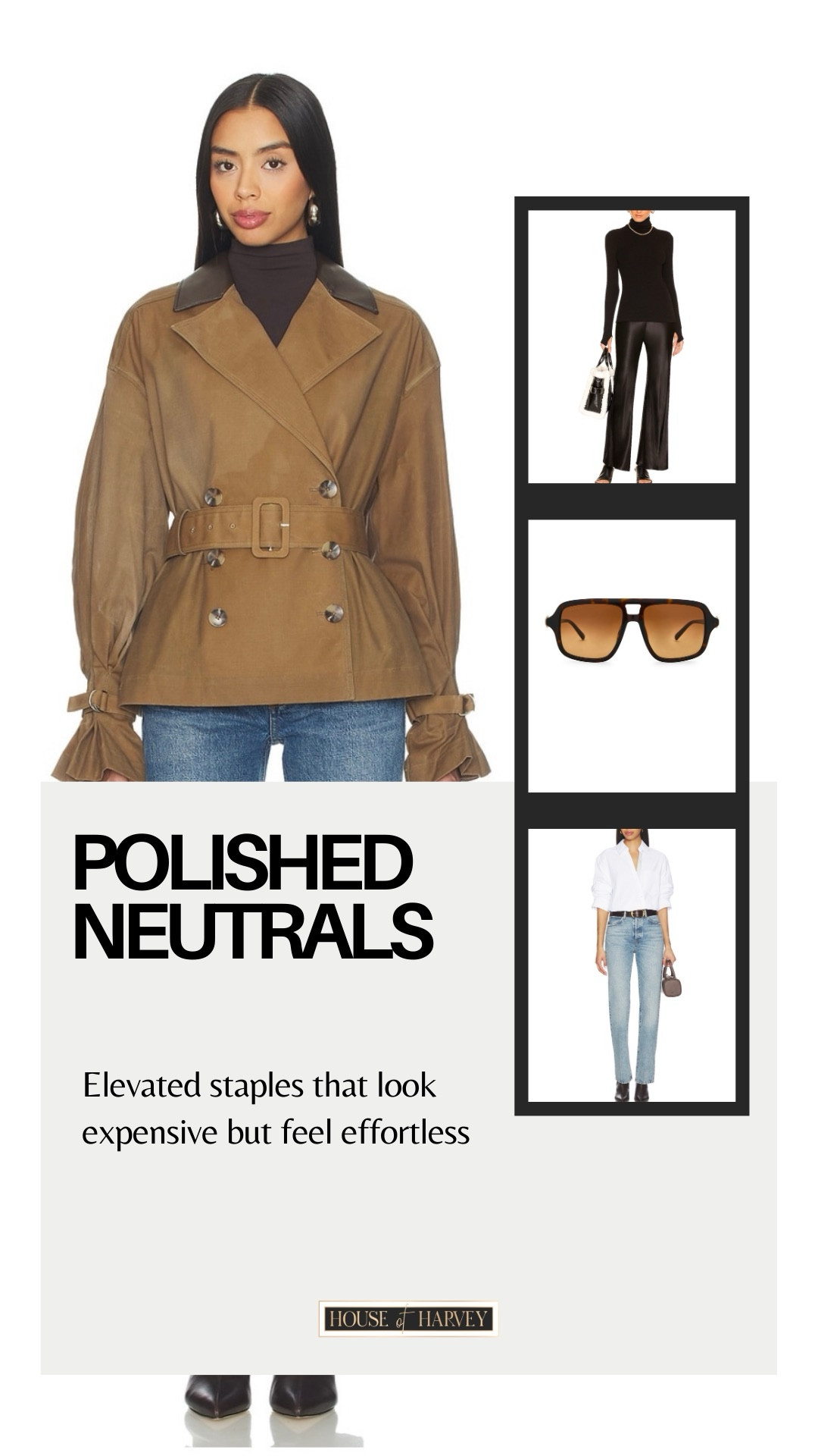 Polished neutrals—elevated staples that look expensive but effortless! I found the best neutrals all on Revolve that are so chic and versatile. All of these pieces can be worn with so many outfits and dressed up or down. Linked ⬆️

#ltkcreator #ltkfinds #ltkwatchnow #ltkstyletip #revolve #revolvefinds #neutral #neutralfashion #jacket #coat #winterfashion

#LTKSeasonal #LTKootd #LTKgrwm