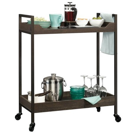 Curiod Kitchen/Bar Cart, Smoked Oak Finish | Walmart (US)