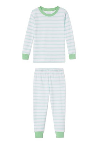 Kids Long-Long Set in Harbor | LAKE Pajamas