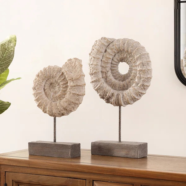 Paloma Conch Shell Table (Set of 2) | Wayfair Professional