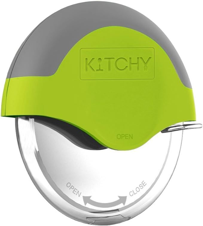 Kitchy Pizza Cutter Wheel - No Effort Pizza Slicer with Protective Blade Guard and Ergonomic Hand... | Amazon (US)