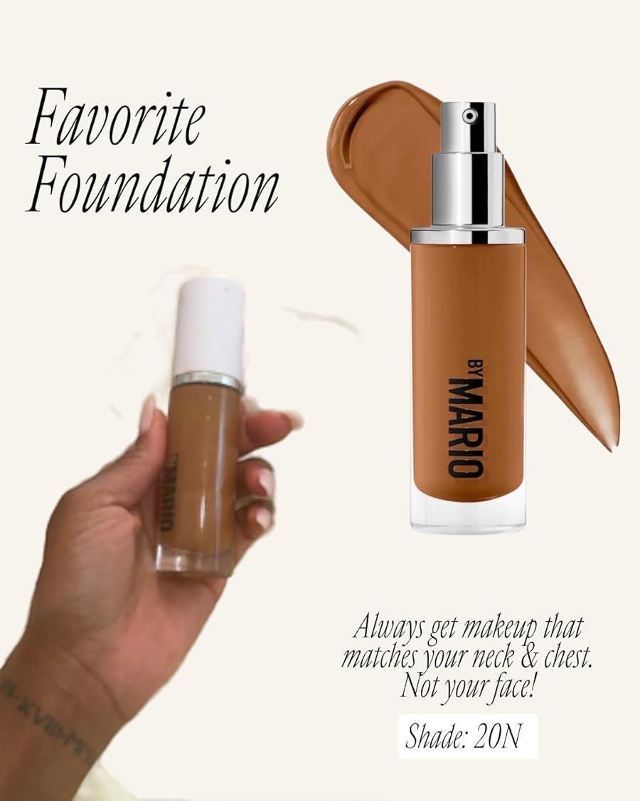 Flawless Finish ✨  
My go-to foundation combo for that skin-like, radiant coverage — lightweight, buildable, and never cakey. I’m wearing @MakeupByMario SurrealSkin Foundation in shade 20N, and it’s a perfect match every time.  

Always match your foundation to your neck and chest — not your face — for the most natural blend.  

Tap to shop my exact favorites and get that flawless base glow.  

📏 Shade: 20N | Finish: Natural Radiance | Skin Type: Combination  

@MakeupByMario foundation, everyday makeup essentials, radiant skin routine, natural glam makeup look, beauty favorites  

Follow me on Instagram and YouTube @kirasfashionfinds

#LTKBeauty #LTKselfcare