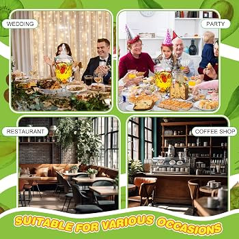Nuogo 2 Pcs 0.8 Gallon Drink Dispensers for Parties Glass Beverage Dispenser with Stand and Spigo... | Amazon (US)