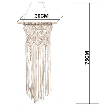 Big Clearance! Modern Chic Woven Macrame Tapestries Wall Art Home Decor for Apartment Dorm Bedroom L | Walmart (US)