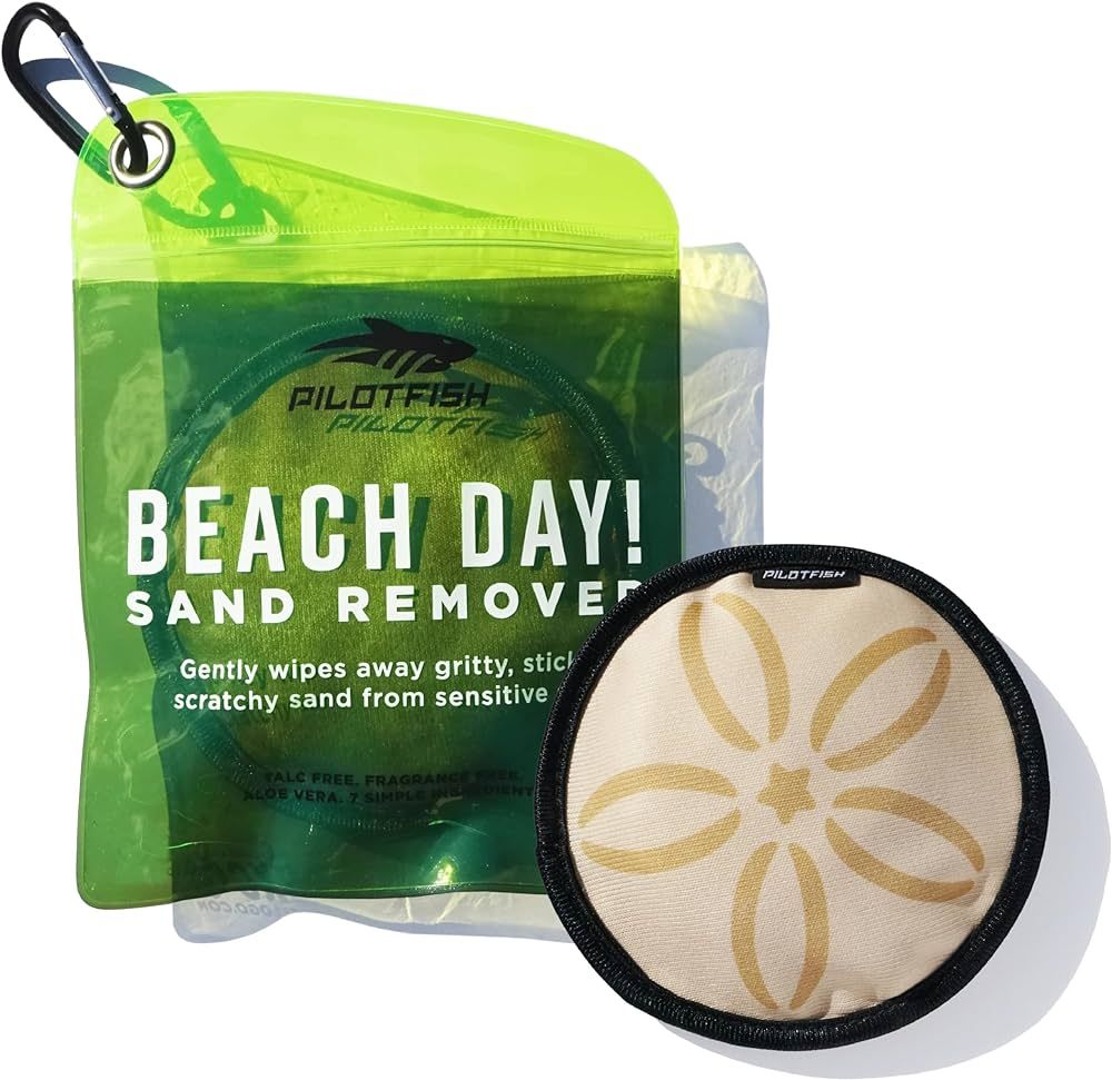 Pilotfish Beach Essentials Sand Remover Bag, Gentle Skin-Friendly Formula with 7 Natural Ingredie... | Amazon (US)