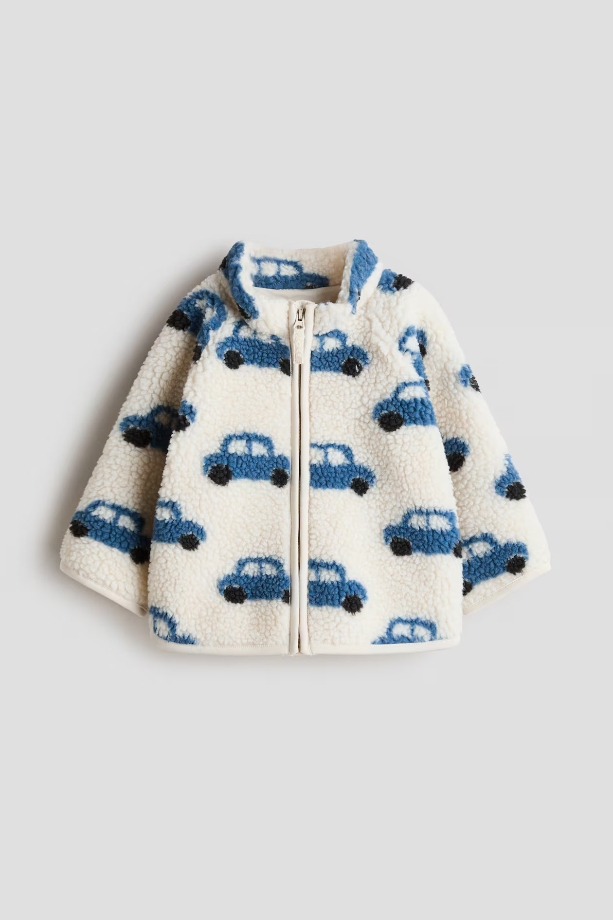 Printed Teddy Fleece Jacket | H&M (US + CA)