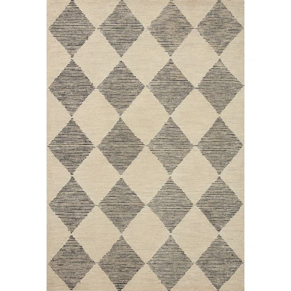 Chris Loves Julia x Loloi Francis Collection FRA-01 Beige / Charcoal, ContemporaryArea Rug | Wayfair North America