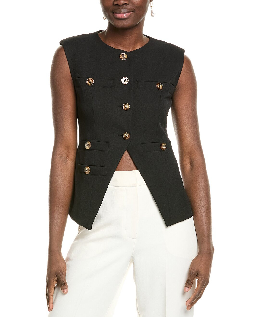 Button Detailed Vest | Rue La La