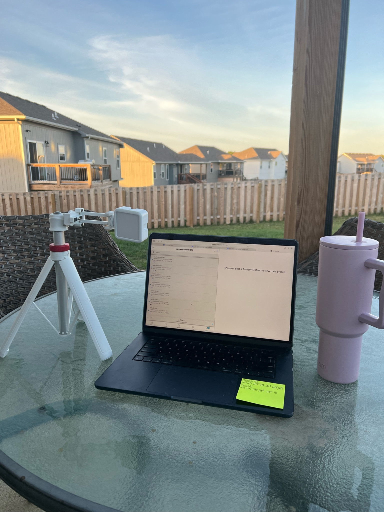 My WFH tripod set-up :) 