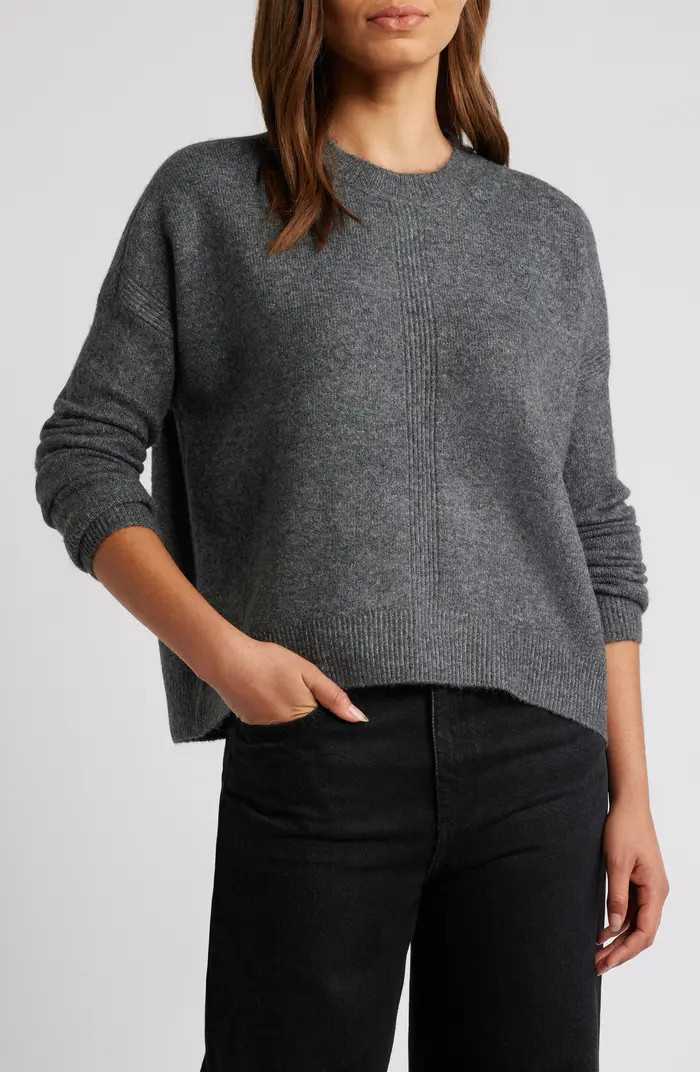 Cropped Crewneck Sweater | Nordstrom