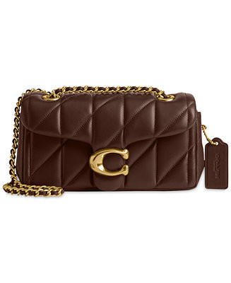Quilted Leather Tabby Shoulder Bag 20 with Chain | Macy's Canada