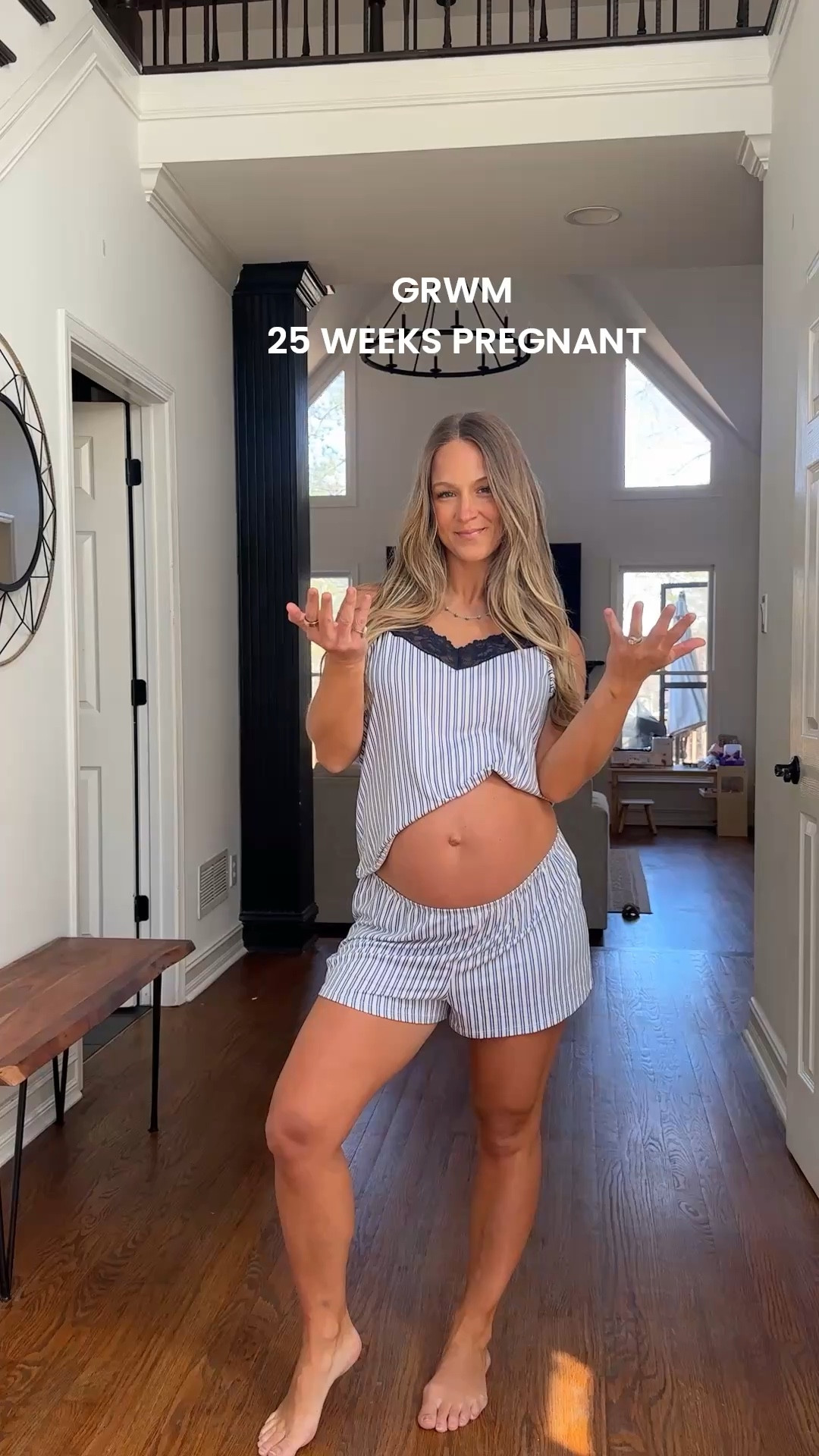 Seriously obsessed with these jeans! And so many of you guys are too! I got a medium and they are perfect! I am only 5’2 so I have to cuff the bottoms but they are sooo cute! I am 25 weeks pregnant with baby number 4!

#LTKBump #LTKmomlife #LTKgrwm