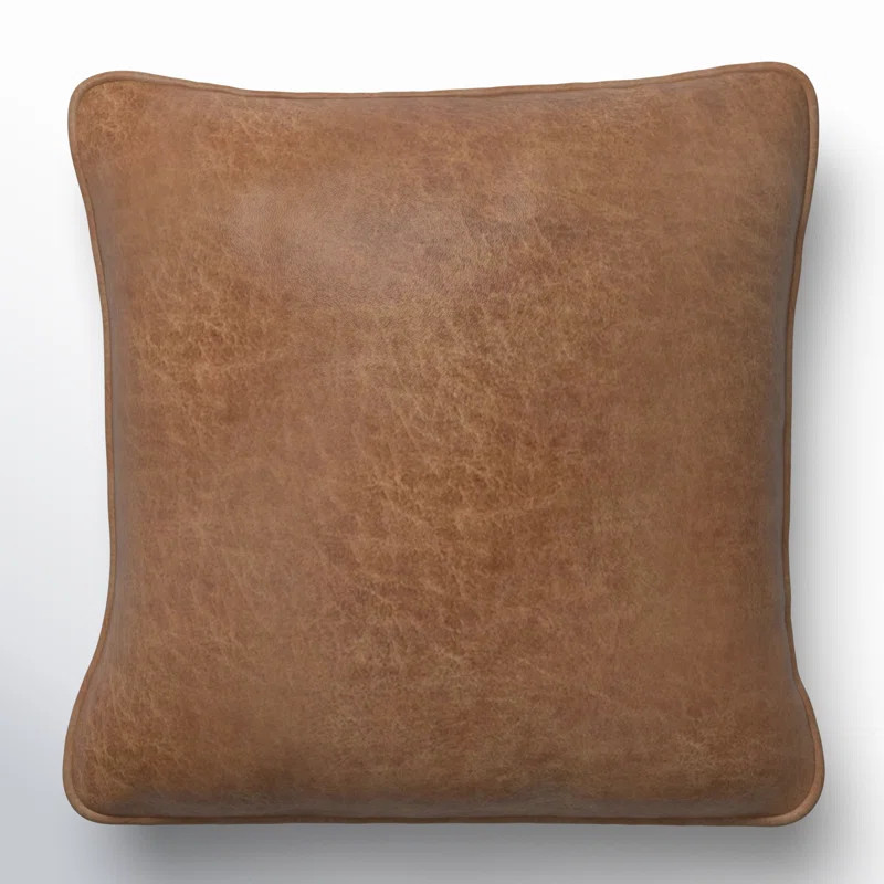 Kelly Clarkson Home Carroll Faux Leather Reversible Throw Pillow & Reviews | Wayfair | Wayfair North America