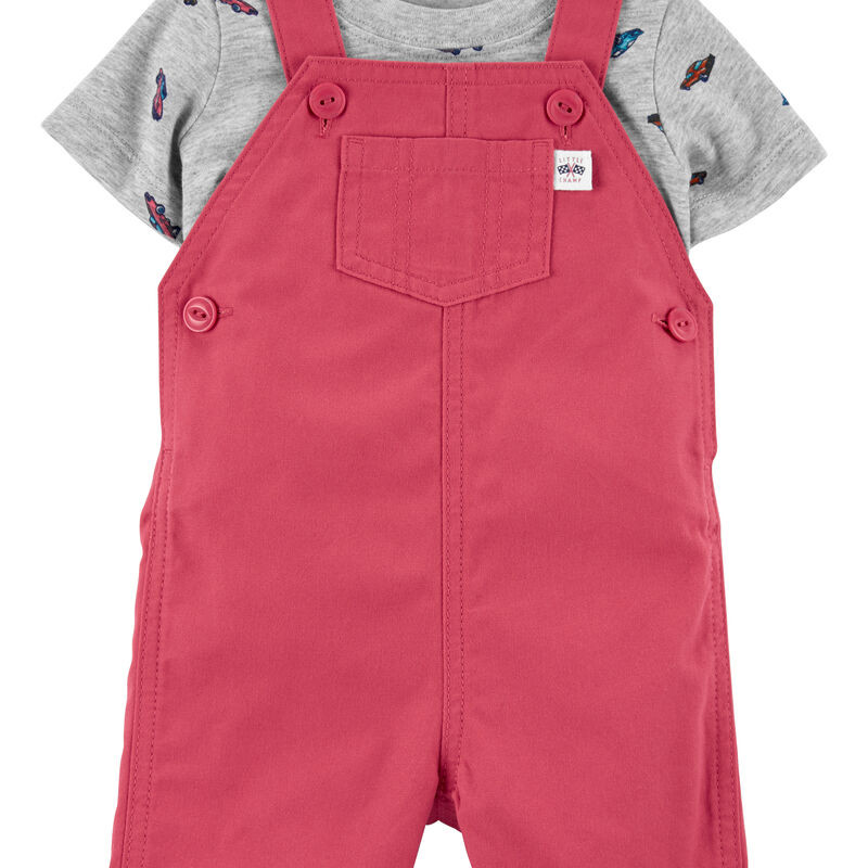2-Piece Cars Tee & Shortalls Set | Carter's