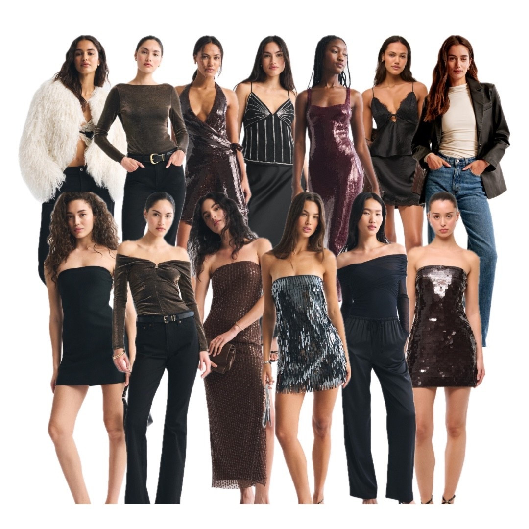 New Year’s Eve outfits from Abercrombie! Almost everything under $100 & on SALE!Perfect for a fun, casual, or basic NYE look ✨🖤 

#LTKFindsUnder100 #LTKSeasonal #LTKHoliday