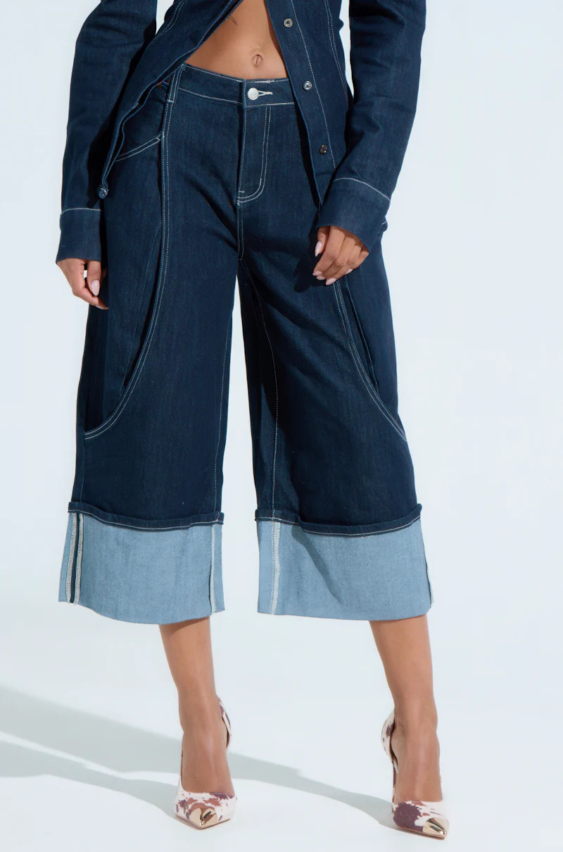 COME WITH ME DENIM BERMUDA SHORT | AKIRA