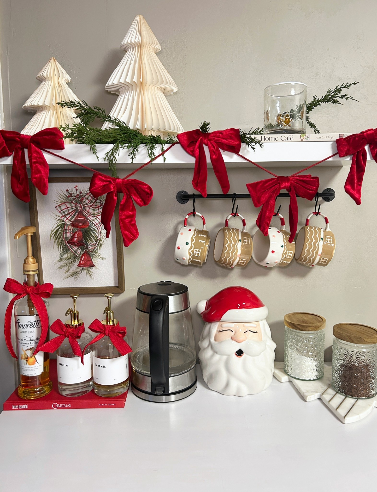 Tradional coffee bar decor 🎅🎄❤️

#LTKSeasonal #LTKHoliday #LTKFindsUnder50