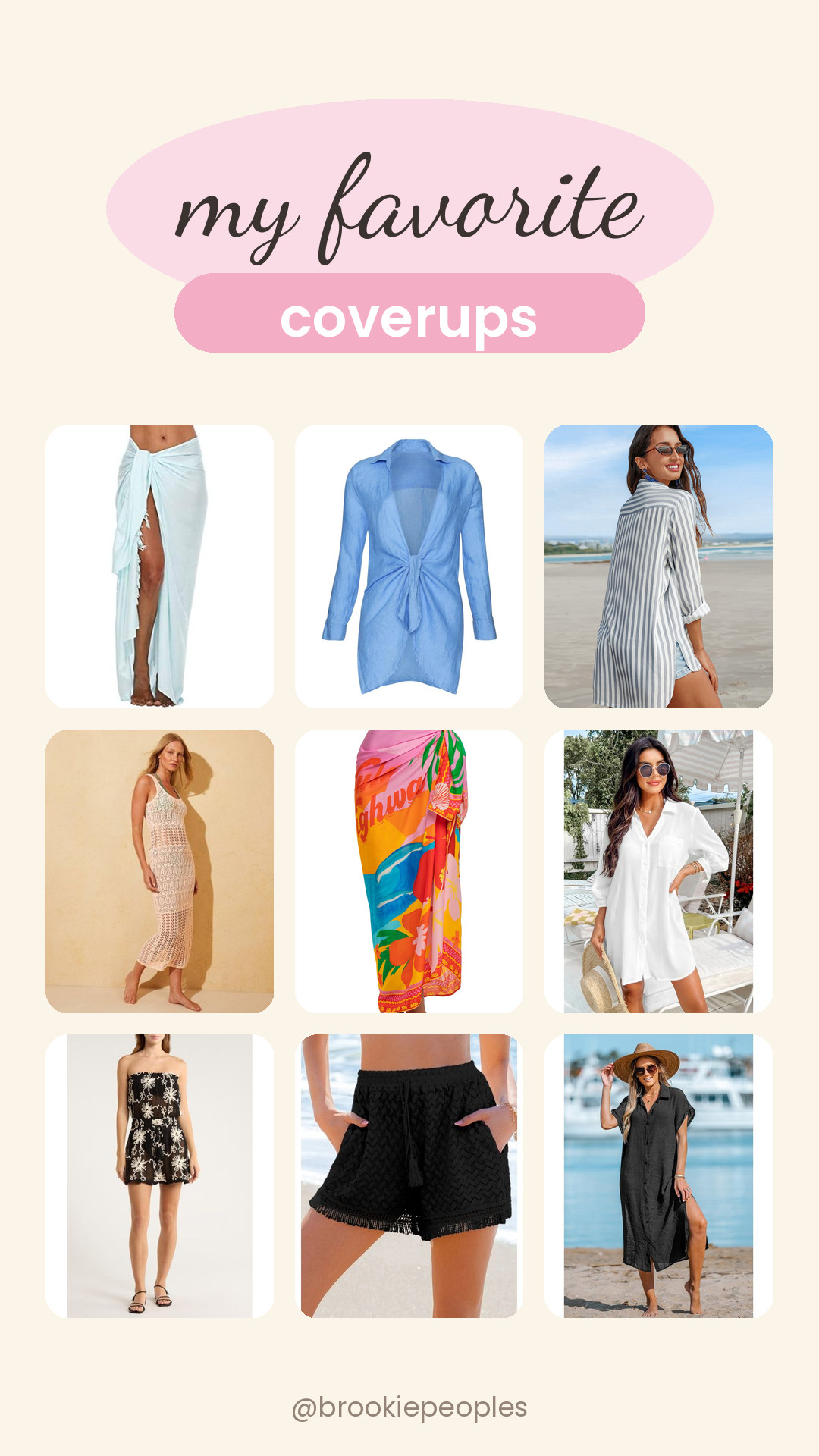 ok all my favorite coverups finally live in one place!! ☀️ sarongs, throw-on dresses, and cute little sets for every beach day mood. which one's your vibe?

#LTKTravel #LTKSwim