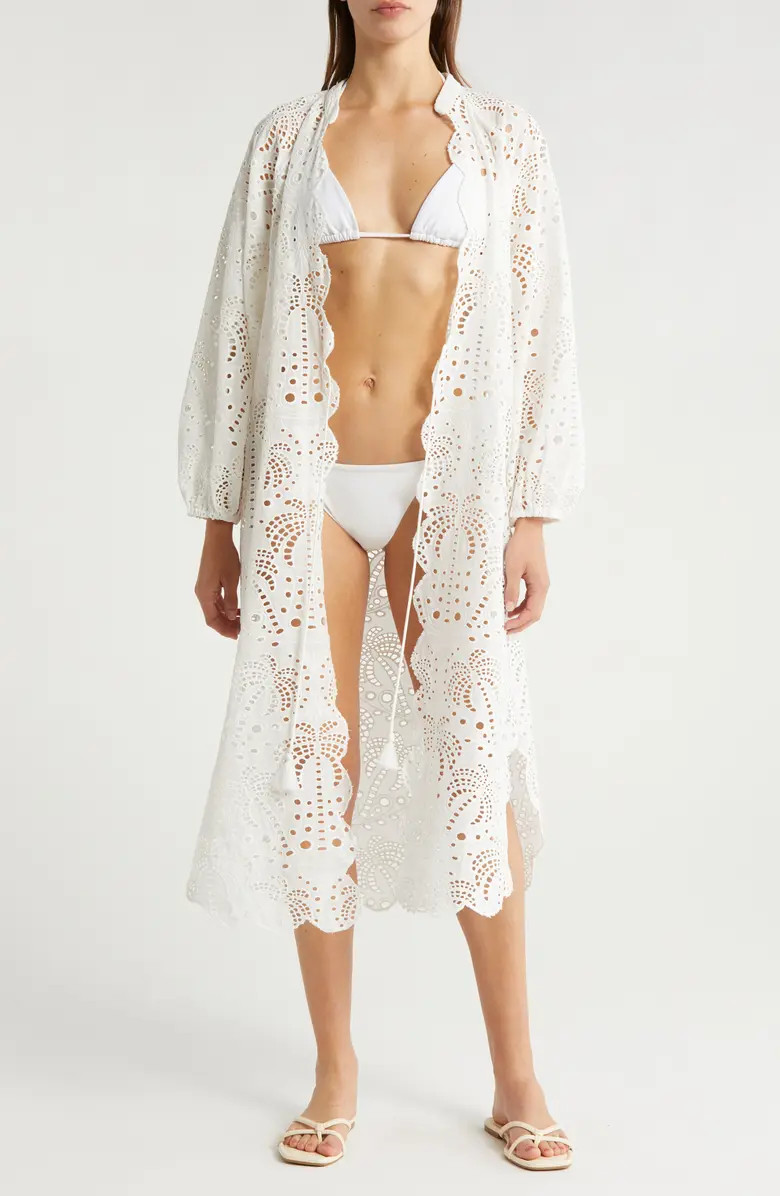 Laise Cotton Eyelet Cover-Up Dress | Nordstrom