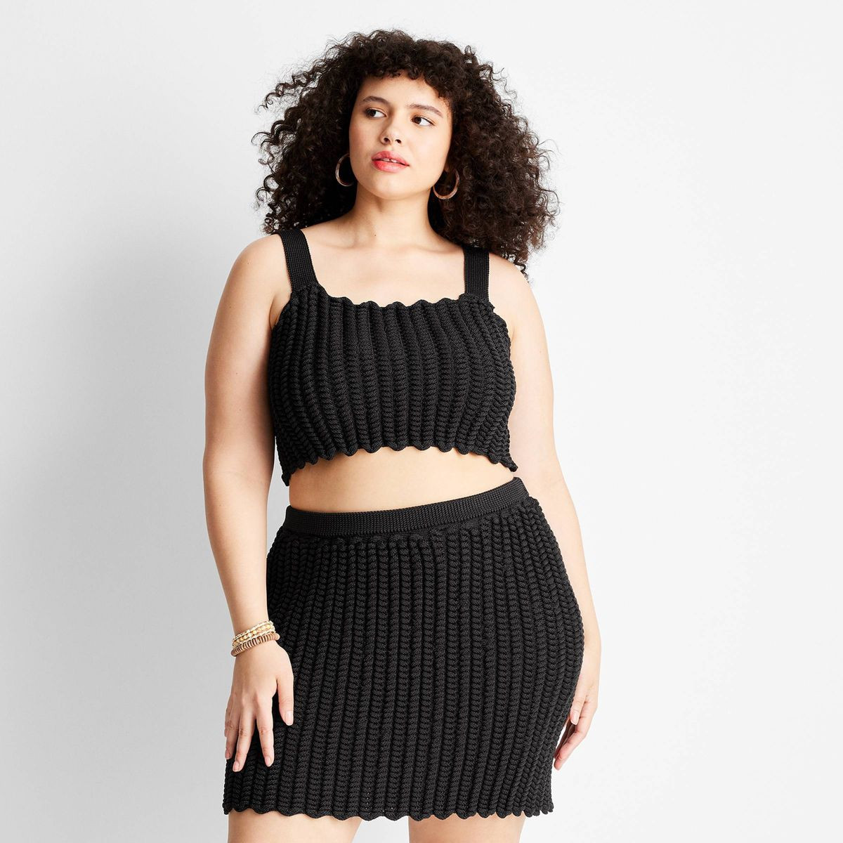 Women's Braided Sweater Tank Top - Future Collective™ with Jenee Naylor Dark Brown | Target