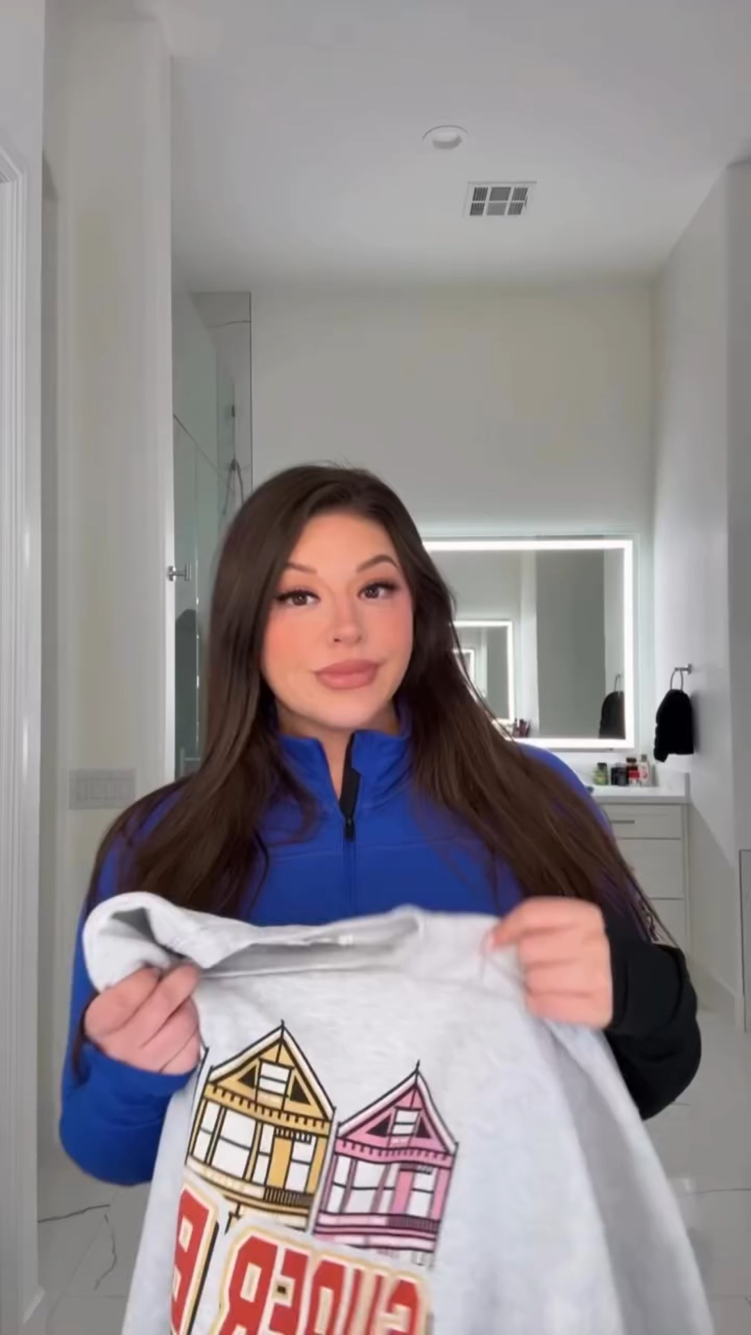 Episode 4 of my new series might surprise you 👀 But I’m also giving away this super cute Super Bowl crew neck sweater from @stoneyclover !! 🏈💕 All you have to do to enter is 1. like this post on my IG and 2. Comment where you want us to end up & why! I’ll be picking a winner on Friday night! Good luck! 💖💖💖 

#LTKgrwm #LTKvlog #LTKstorytime