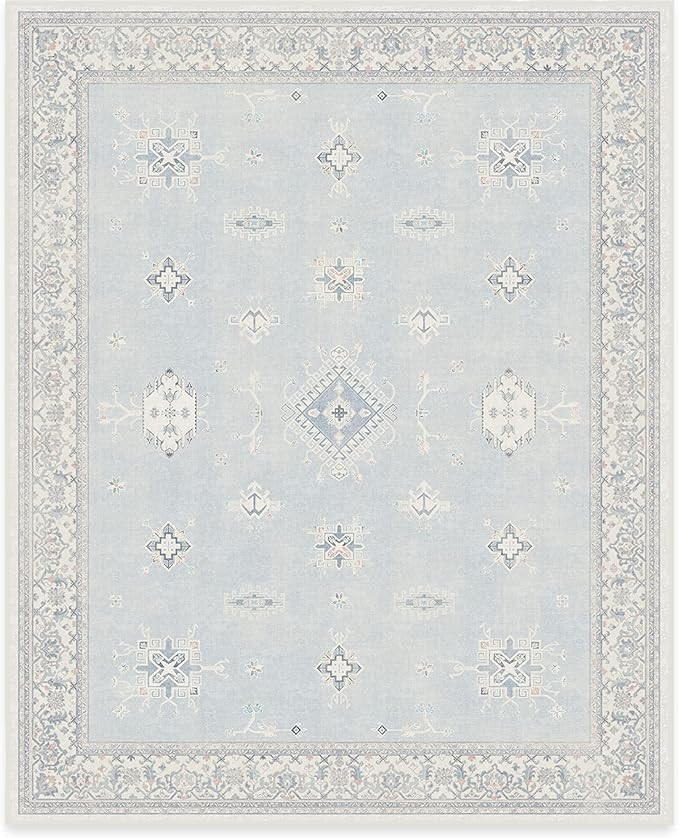 RUGGABLE Verena Washable Rug - Perfect Washable Area Rug for Kids Room, Nursery - Stain & Water R... | Amazon (US)