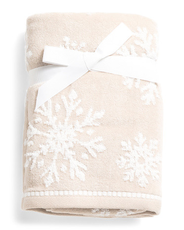 Set Of 2 Winter Flurries Hand Towels | TJ Maxx
