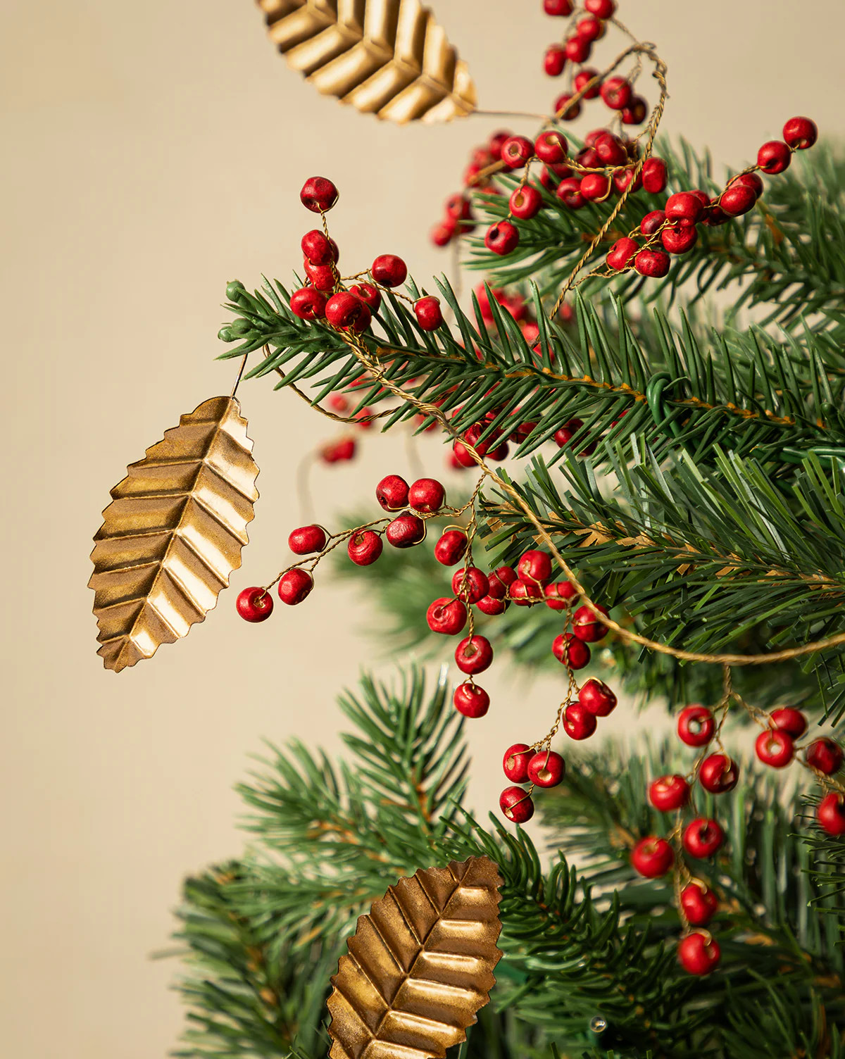 6' Holly Berry Garland | McGee & Co. (US)