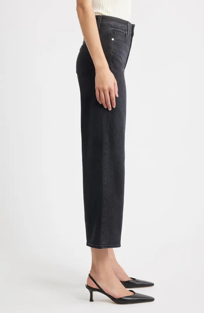 Anessa High Waist Ankle Wide Leg Jeans | Nordstrom