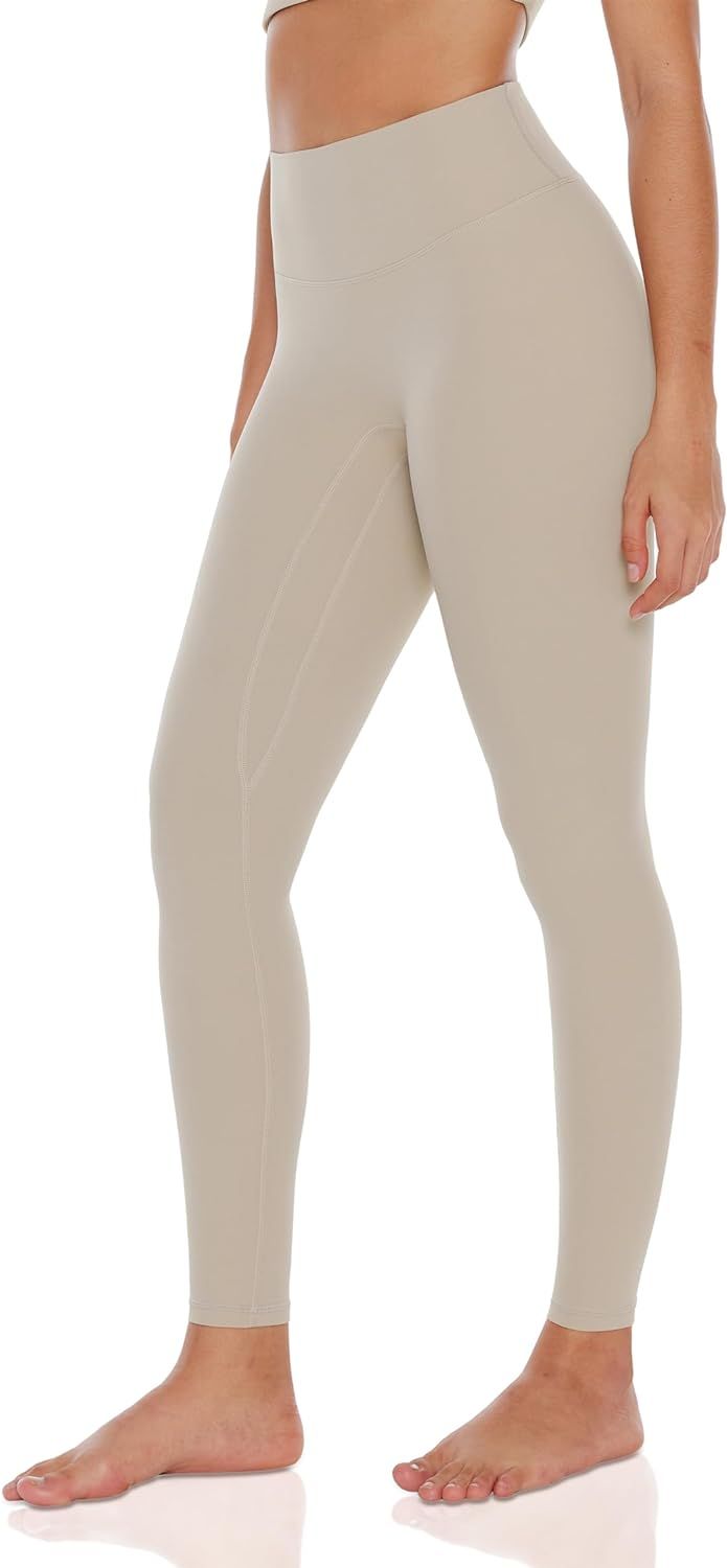 ENERBLOOM Workout Yoga Leggings for Women High Waisted Compression Pants 28'' Cream Feeling Tight... | Amazon (US)