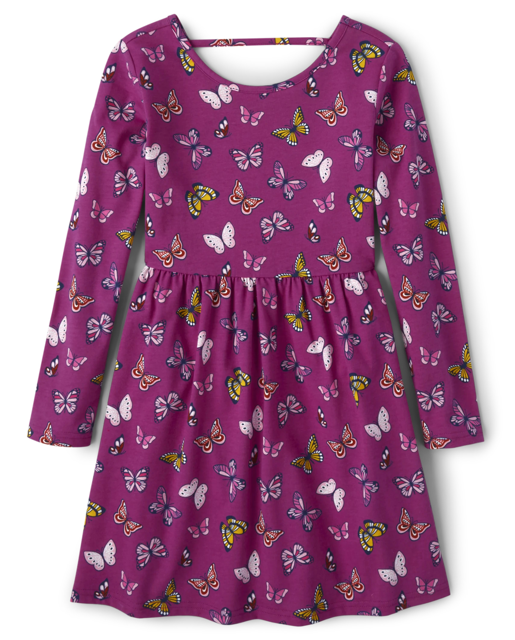 Girls Butterfly Cut Out Everyday Dress - magic potion | The Children's Place