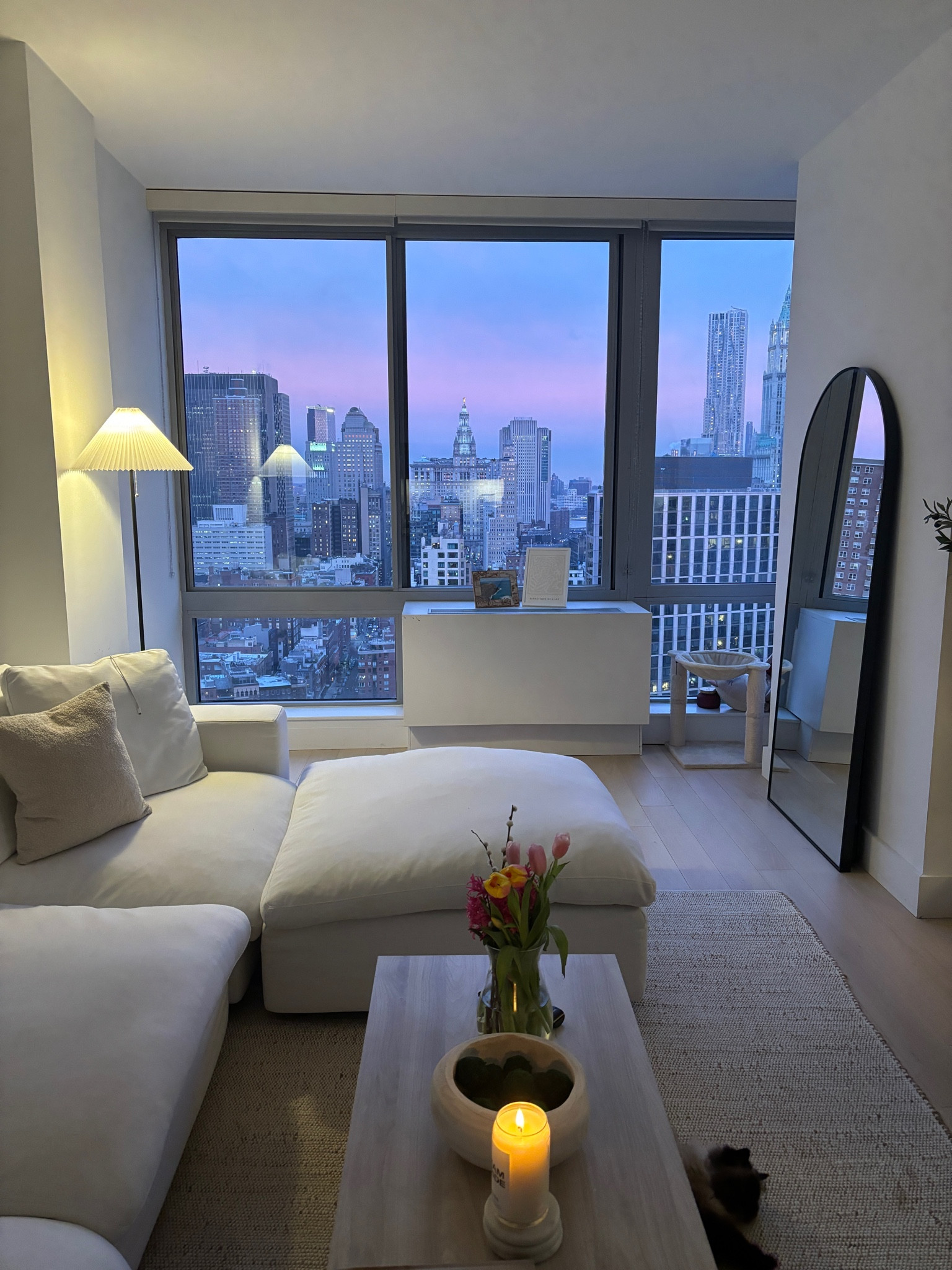 Lavender sunset in my nyc apartment 💜✨ #nyc #apartmenttour #apartmentdecor #homedecor #cloudcouch

#LTKHome #LTKFindsUnder100