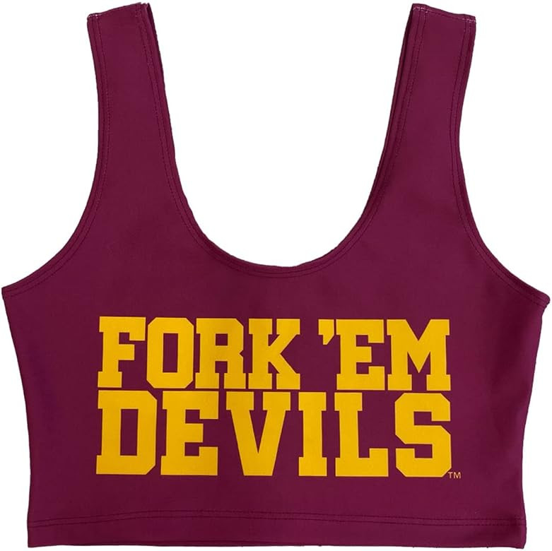 Lojobands Women's College Gameday Outfit Tank Top Tailgate Crop Top One Size Fits Most | Amazon (US)