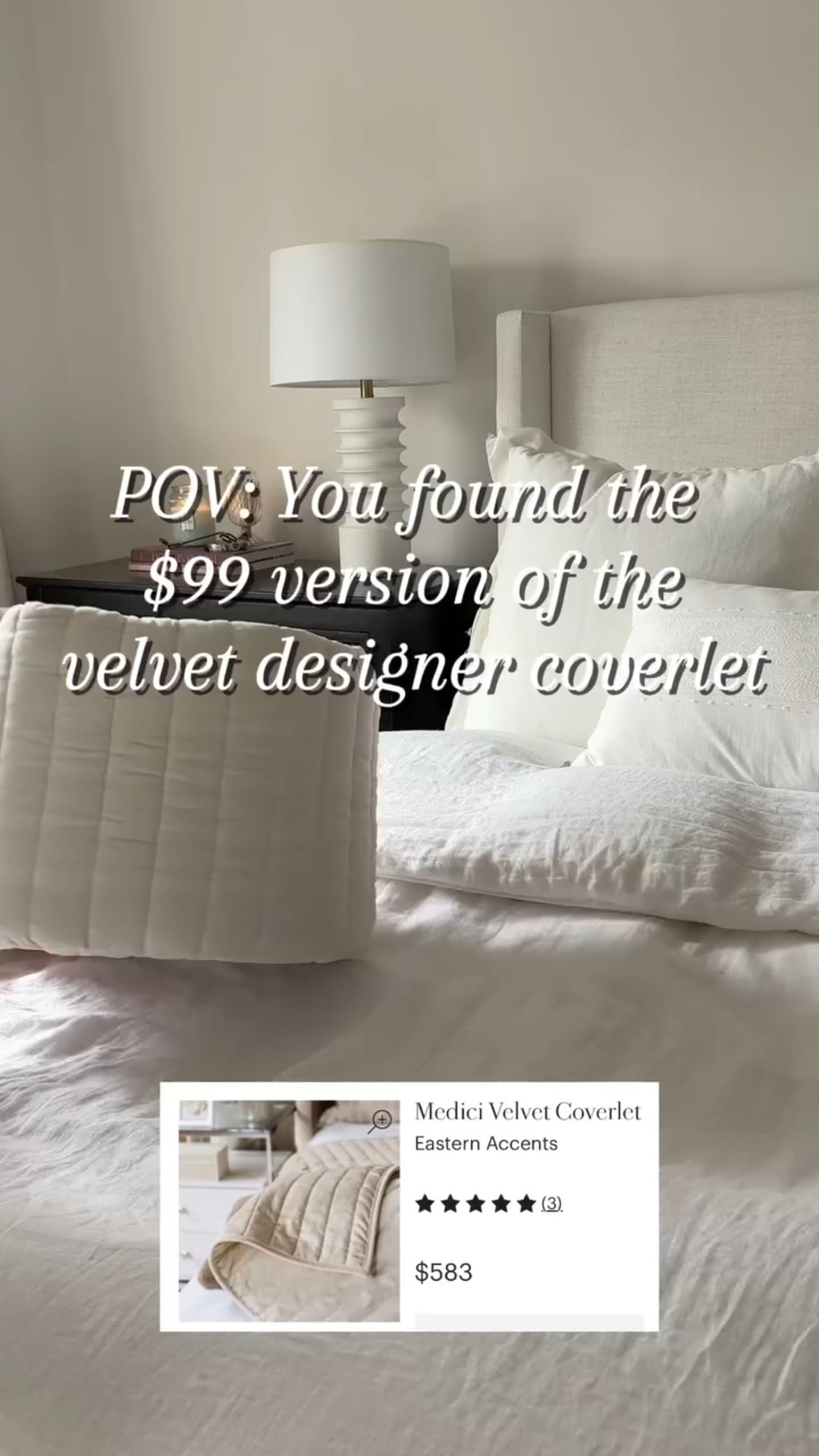 The price of this velvet luxe quilt from Target is too good!!! Comment ‘VELVET’ to grab links to this new quilt and other bedroom 🔗🔗🔗!! Make sure you are following us before you comment or links will get blocked!