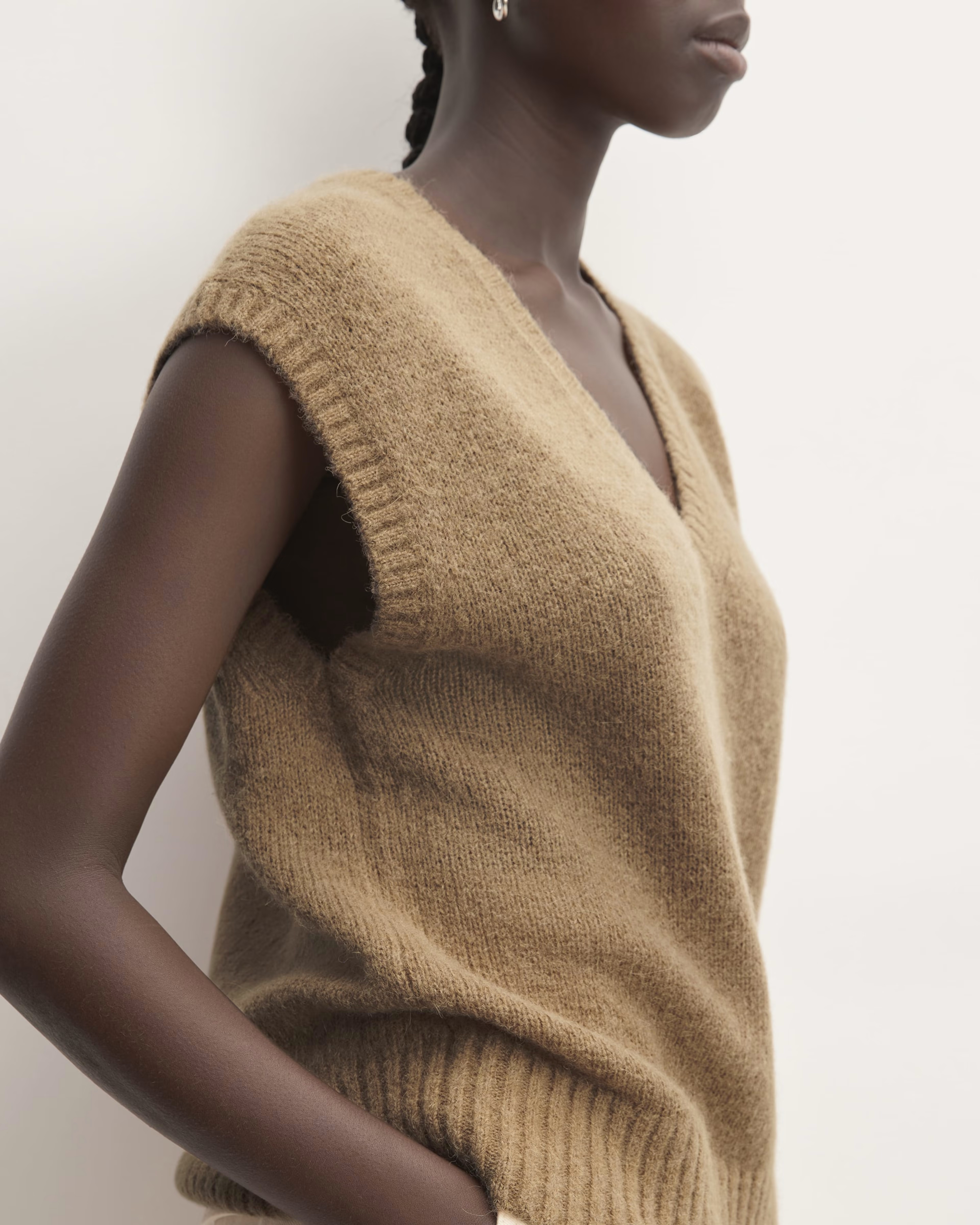 The Alpaca V-Neck Vest | Everlane