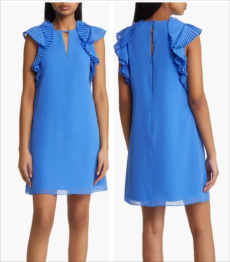 Blue dress
Dress
Ruffle dress 
Work outfit 
#ltku
#ltkfind
#ltkseasonal

#LTKworkwear #LTKstyletip #LTKunder100