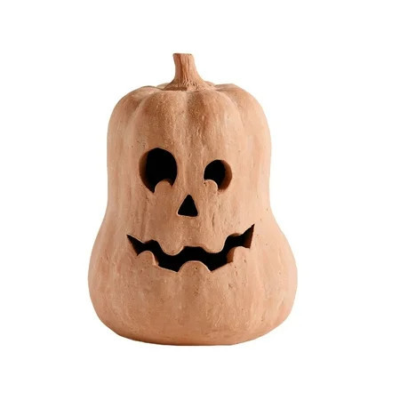 Jollup NEW Pottery Barn Handmade Terracotta Jack O Lantern Pumpkins | Walmart (US)